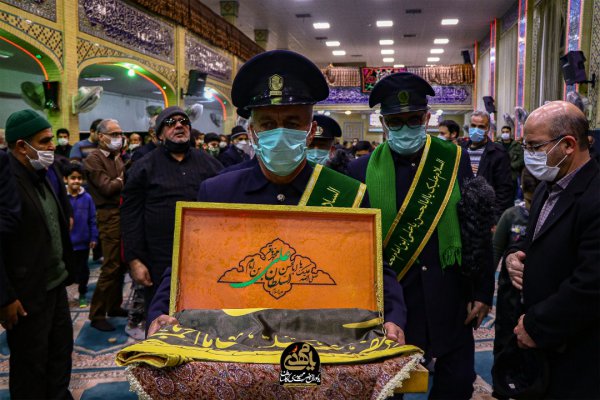 عطر پرچم کربلای ایران در مساجدکاشان